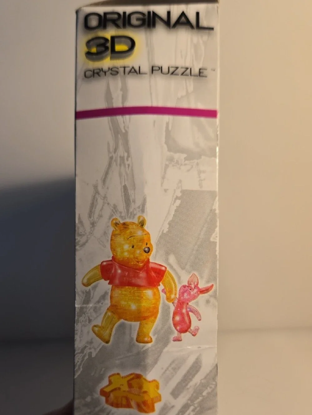 Disney Original 3D Crystal Puzzle Winnie the Pooh (Yellow) & Piglet (Pink)